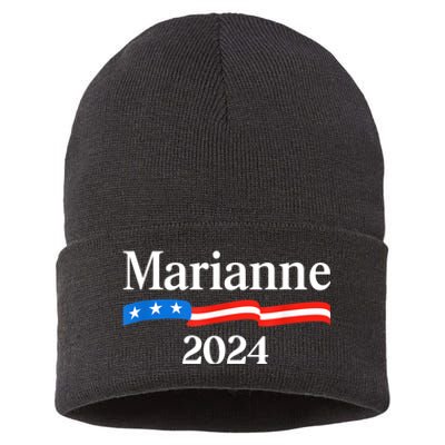 Marianne Williamson 2024 For President Election Sustainable Knit Beanie