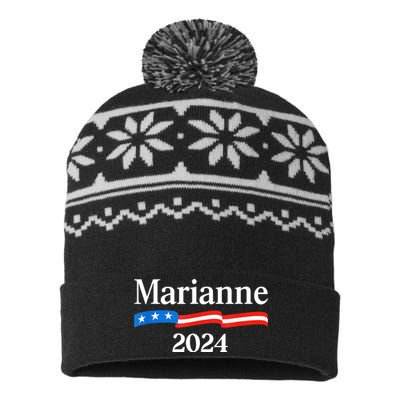 Marianne Williamson 2024 For President Election USA-Made Snowflake Beanie