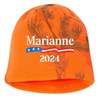 Marianne Williamson 2024 For President Election Kati - Camo Knit Beanie