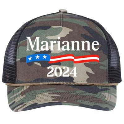 Marianne Williamson 2024 For President Election Retro Rope Trucker Hat Cap