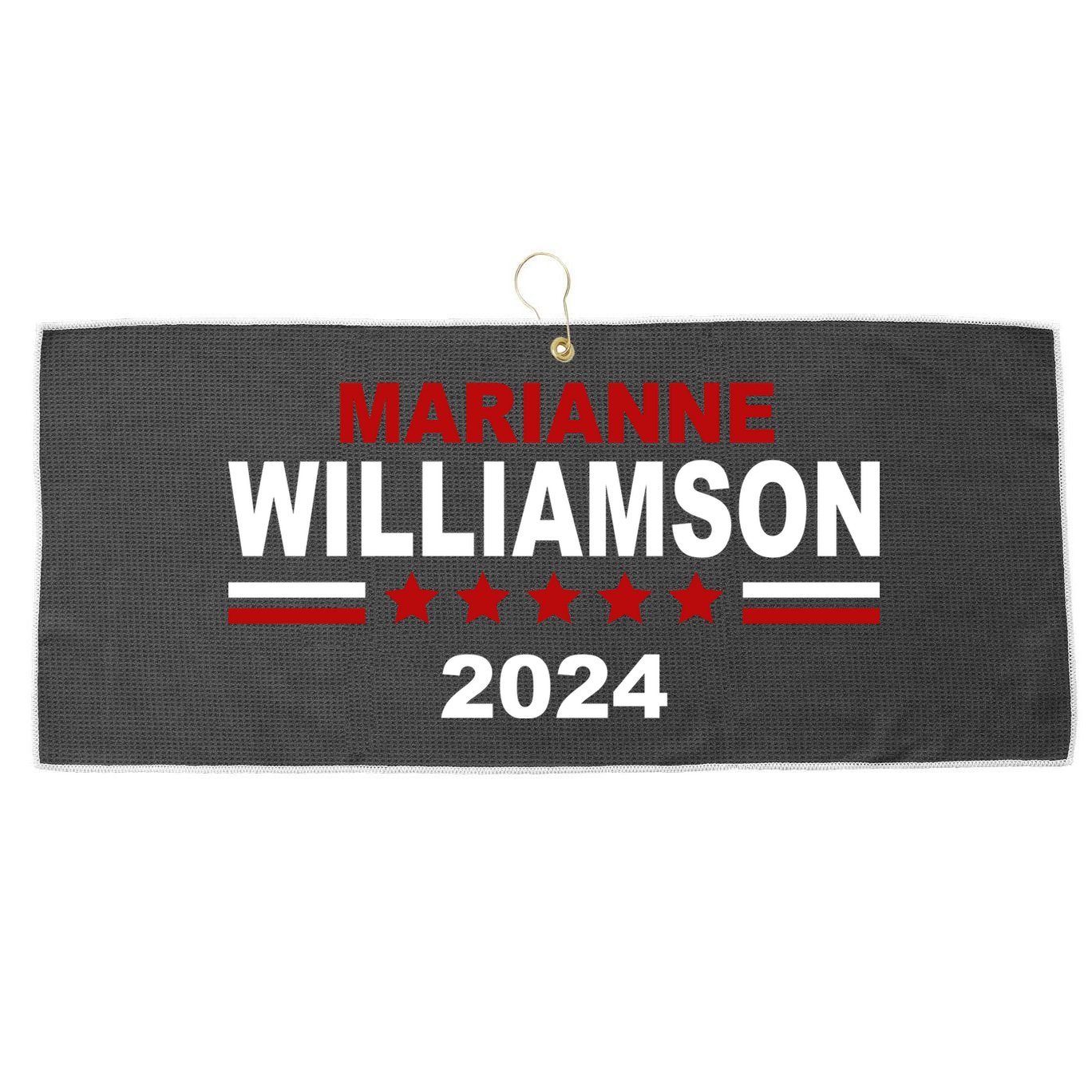 Marianne Williamson 2024 Election Large Microfiber Waffle Golf Towel