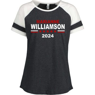 Marianne Williamson 2024 Election Enza Ladies Jersey Colorblock Tee