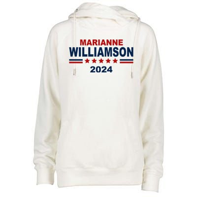 Marianne Williamson 2024 Election Womens Funnel Neck Pullover Hood