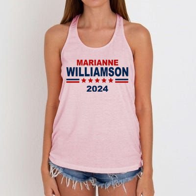 Marianne Williamson 2024 Election Women's Knotted Racerback Tank