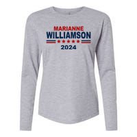 Marianne Williamson 2024 Election Womens Cotton Relaxed Long Sleeve T-Shirt