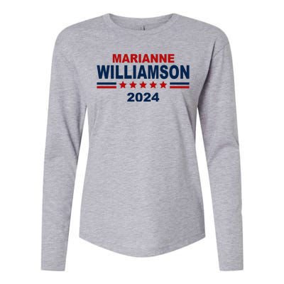 Marianne Williamson 2024 Election Womens Cotton Relaxed Long Sleeve T-Shirt