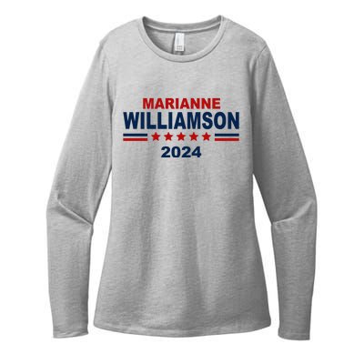 Marianne Williamson 2024 Election Womens CVC Long Sleeve Shirt