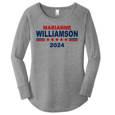 Marianne Williamson 2024 Election Women's Perfect Tri Tunic Long Sleeve Shirt