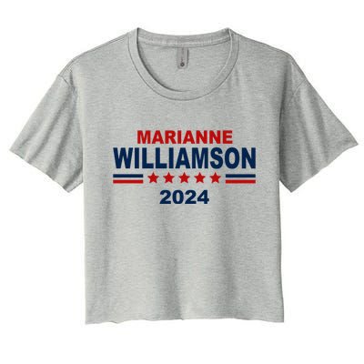 Marianne Williamson 2024 Election Women's Crop Top Tee