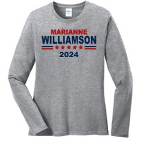 Marianne Williamson 2024 Election Ladies Long Sleeve Shirt