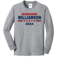 Marianne Williamson 2024 Election Kids Long Sleeve Shirt