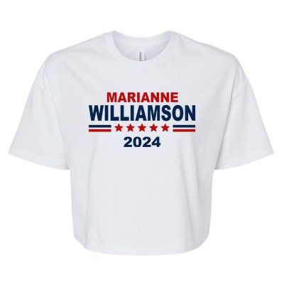 Marianne Williamson 2024 Election Bella+Canvas Jersey Crop Tee