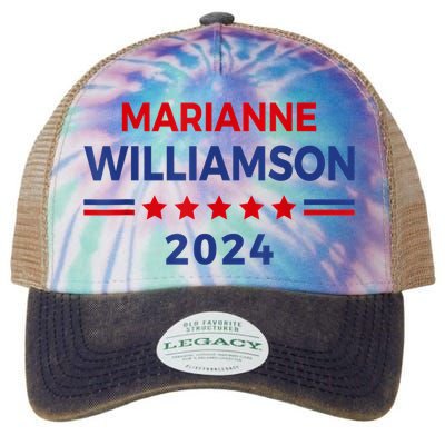 Marianne Williamson 2024 For President Election Campaign Legacy Tie Dye Trucker Hat