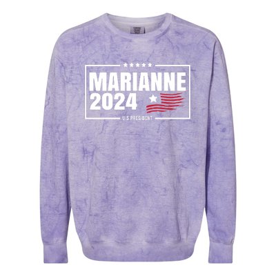 Marianne Williamson 2024 US President Colorblast Crewneck Sweatshirt