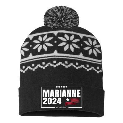 Marianne Williamson 2024 US President USA-Made Snowflake Beanie