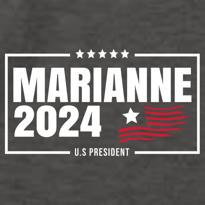 Marianne Williamson 2024 US President Vector Backpack