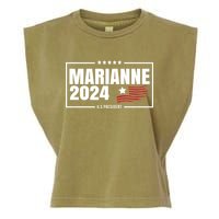 Marianne Williamson 2024 US President Garment-Dyed Women's Muscle Tee