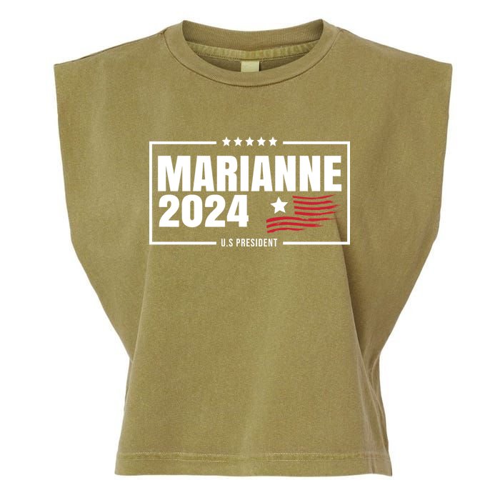Marianne Williamson 2024 US President Garment-Dyed Women's Muscle Tee