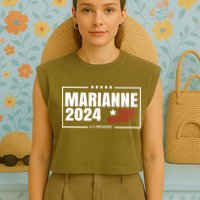 Marianne Williamson 2024 US President Garment-Dyed Women's Muscle Tee