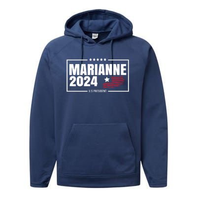 Marianne Williamson 2024 US President Performance Fleece Hoodie