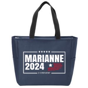 Marianne Williamson 2024 US President Zip Tote Bag