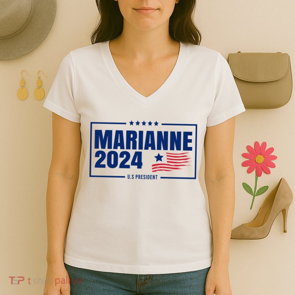Marianne Williamson 2024 US President Women's V-Neck T-Shirt