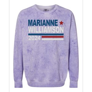 Marianne Williamson 2024 Political Colorblast Crewneck Sweatshirt