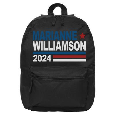 Marianne Williamson 2024 Political 16 in Basic Backpack