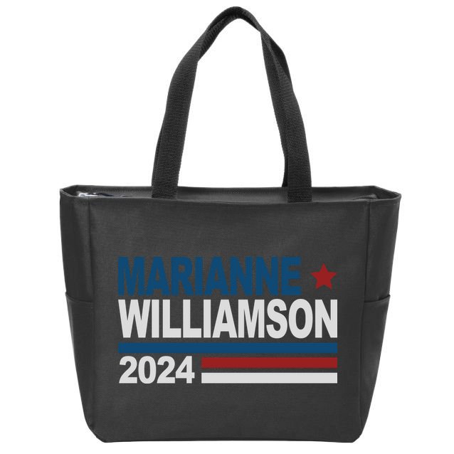 Marianne Williamson 2024 Political Zip Tote Bag