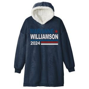 Marianne Williamson 2024 Political Hooded Wearable Blanket