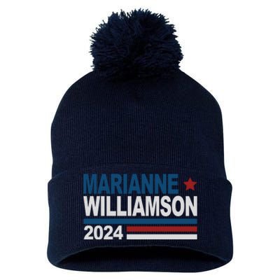 Marianne Williamson 2024 Political Pom Pom 12in Knit Beanie