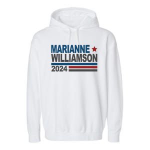 Marianne Williamson 2024 Political Garment-Dyed Fleece Hoodie