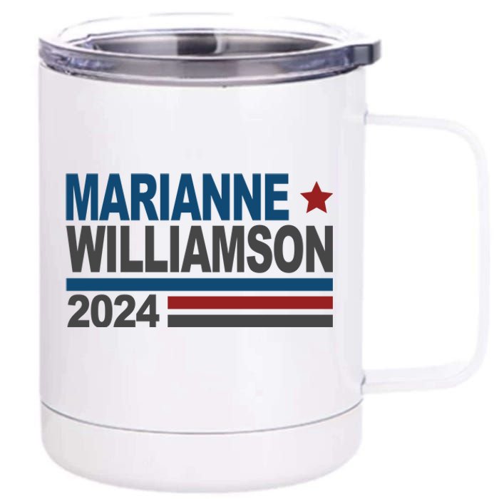 Marianne Williamson 2024 Political 12 oz Stainless Steel Tumbler Cup