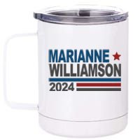 Marianne Williamson 2024 Political 12 oz Stainless Steel Tumbler Cup