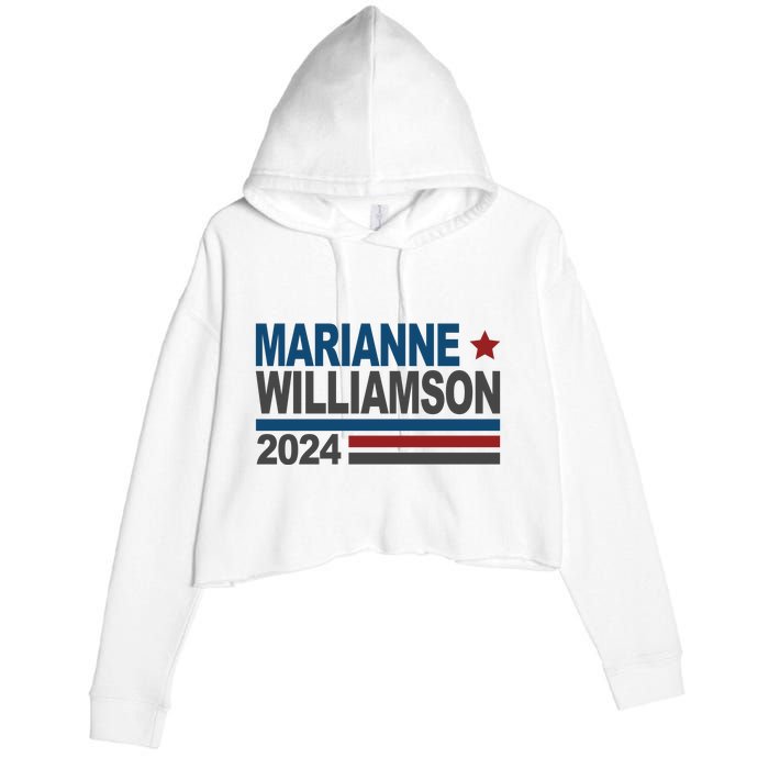 Marianne Williamson 2024 Political Crop Fleece Hoodie