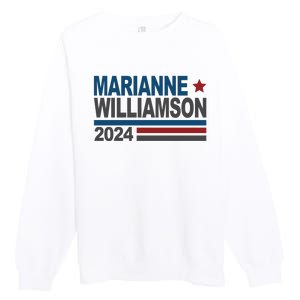 Marianne Williamson 2024 Political Premium Crewneck Sweatshirt