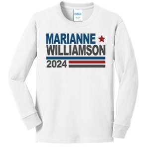 Marianne Williamson 2024 Political Kids Long Sleeve Shirt