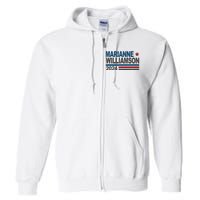 Marianne Williamson 2024 Political Full Zip Hoodie