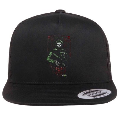 Modern Warfare 2 Ghost Playing Card Portrait Flatbill Hat