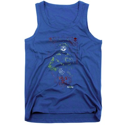 Modern Warfare 2 Ghost Playing Card Portrait Tank Top