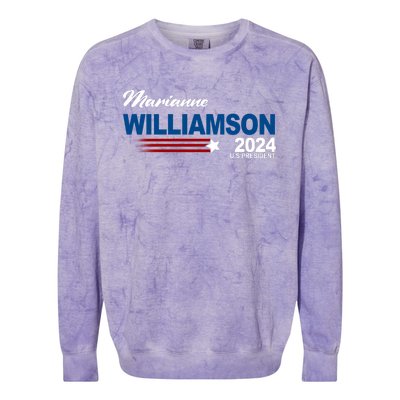 Marianne Williamson 2024 US President Election Colorblast Crewneck Sweatshirt