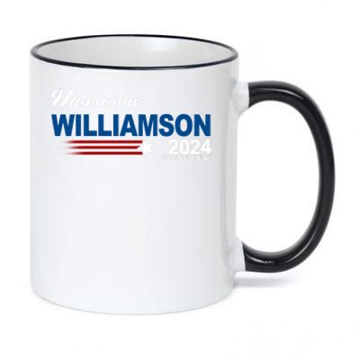 Marianne Williamson 2024 US President Election 11oz Black Color Changing Mug