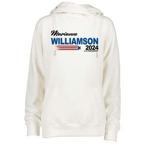 Marianne Williamson 2024 US President Election Womens Funnel Neck Pullover Hood