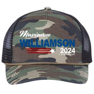 Marianne Williamson 2024 US President Election Retro Rope Trucker Hat Cap