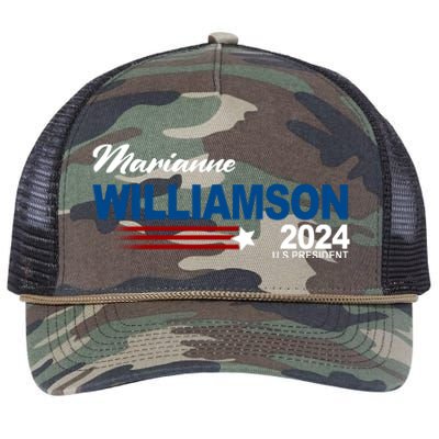 Marianne Williamson 2024 US President Election Retro Rope Trucker Hat Cap