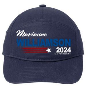 Marianne Williamson 2024 US President Election 7-Panel Snapback Hat