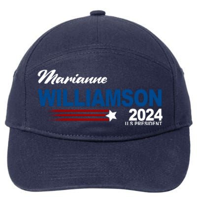 Marianne Williamson 2024 US President Election 7-Panel Snapback Hat