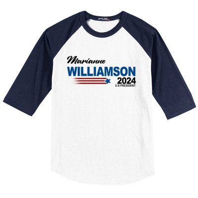 Marianne Williamson 2024 US President Election Baseball Sleeve Shirt