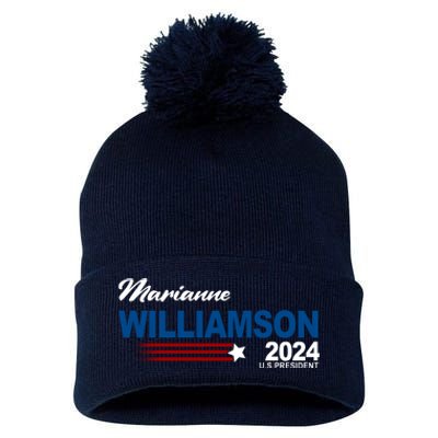 Marianne Williamson 2024 US President Election Pom Pom 12in Knit Beanie