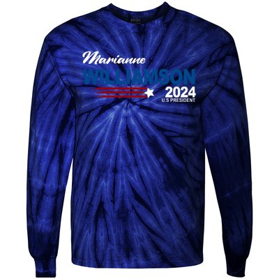 Marianne Williamson 2024 US President Election Tie-Dye Long Sleeve Shirt